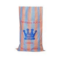 Sacs tissés en polypropylène laminé PP de 5 kg, 25 kg, 50 kg, 100 kg pour sucre, farine, céréales, maïs, riz, sable et engrais – Origine Chine