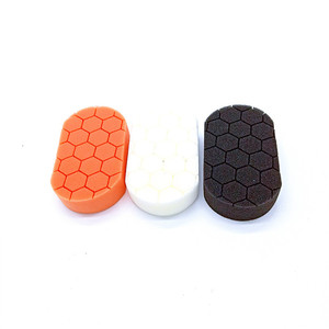 OEM blanco 5 pulgadas L pulido rueda pastillas de microfibra pulido almohadilla de espuma cuidado depilación <span class=keywords><strong>esponja</strong></span> - Product Image 5