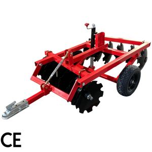 จอบไถดินแบบจานหมุนสำหรับงานเกษตรกรรม พร้อมล้อยก, จอบไถขนาดเล็กแบบลากสำหรับรถ ATV/UTV ขนาด 4 ฟุต สำหรับสวน ได้รับการรับรองมาตรฐาน CE & ISO 9001 - Product Image 1