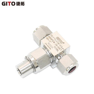 Filtro de Drenaje de Acero Inoxidable Tipo T GITO 316L con Válvula de Precisión OD1/2 - Product Image 4