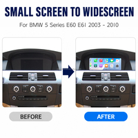 Écran Linux 8,8 pouces pour BMW Série 5 E60 E61 CCC CIC, CarPlay sans fil, Android Auto, autoradio, écran 1920*720