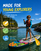 Planche de SUP gonflable pour enfants ESUP, planche de surf gonflable pour enfants, design personnalisé disponible, planche de surf portable