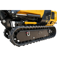 Dumper sur chenilles de 0,8 tonne avec système hydraulique d'origine et chenilles en caoutchouc pour travaux d'ingénierie