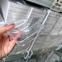 Coque de téléphone magnétique transparente pour iPhone 17 Pro Max Air, en TPU antichoc, compatible avec la charge sans fil, protection intégrale
