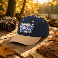 Casquette de baseball 6 panneaux de haute qualité avec logo tissé personnalisé, en sergé de coton respirant, fabrication OEM ODM en gros