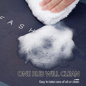 Alfombrilla de baño con respaldo de goma antideslizante de secado rápido, alfombrillas finas superabsorbentes para baño, alfombrillas lavables para la bañera - Product Image 6