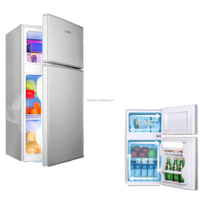 Hot Sale Fridges for Home Household 128L Large Capacity Double Door Multi-function Household Refrigerator Fridges for Home