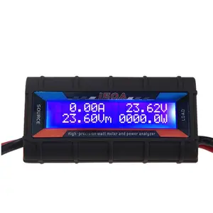 3in1 4.8V-60V Power Analyzer 150A Độ chính xác cao pin Watt Meter LCD Monitor Volt Tester hiện tại Power Meter