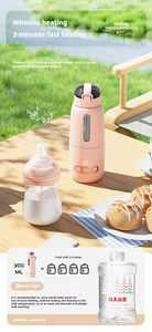 3-in-1 multifunzione Smart per scalda latte USB/batteria biberon a doppio strato sterilizzatore a vapore per uso alimentare Hotel all'aperto - Product Image 4