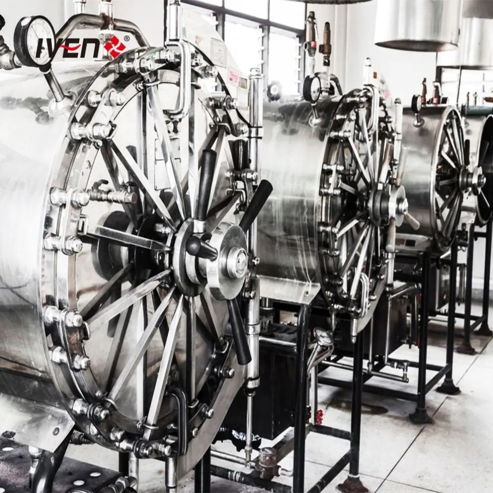 Factory Price Industrial Bottle Autoclave Steam Sterilization Sterilizer Equipment Sterilizing Drying Machine for Lab