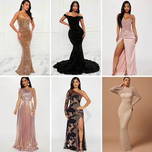 chinese dress ladies African Ladies Dresses Elegant Wrist High Waist V Neck Vintage Working –  Acapparelstore