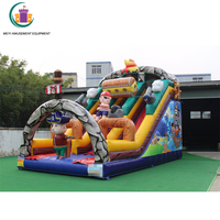 Tobogán de agua inflable de pirata personalizado, gigante, para verano, piscina