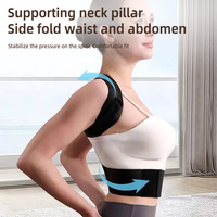 Correcteur de posture respirant, durable, réglable et portable pour soulager la douleur, soutien des épaules et du dos