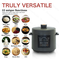Cuisinières électriques à pression intelligentes numériques 5L 6L 8L multifonctions avec cuve intérieure en acier inoxydable professionnelles