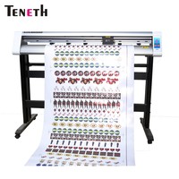 Teneth Contour Cutting CCD Camera Processeur ARM intelligent Traceur de découpe 1300mm