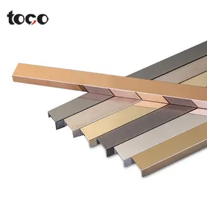 Borde laminado para muebles de cocina, cinta de Pvc, embellecedor en U de Metal y Mdf