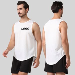 Débardeur de sport à séchage rapide pour <span class=keywords><strong>homme</strong></span> - Maillot de sport athlétique pour la course et le basketball, respirant, grandes tailles, logo personnalisé, promotions - Product Image 1