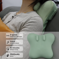 Shiatsu pincement MINI trapèze cervical mousse à mémoire de forme oreiller de Massage électrique avec chaleur pour bureau voyage à domicile