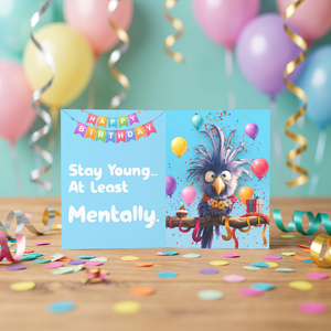 Creative Birthday Graduation Card Parrot Design Digital Print <b>Gloss</b> Lamination Rectangle <b>Paper</b> Gift Card Vibration Music 3D - Product Image 2