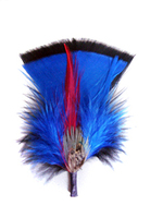 Chapeau en plumes de dinde teintes sur mesure, épingle à chapeau en plumes pour artisanat DIY, chapeau de cowboy pour homme, costume, cosplay, accessoire de coiffure