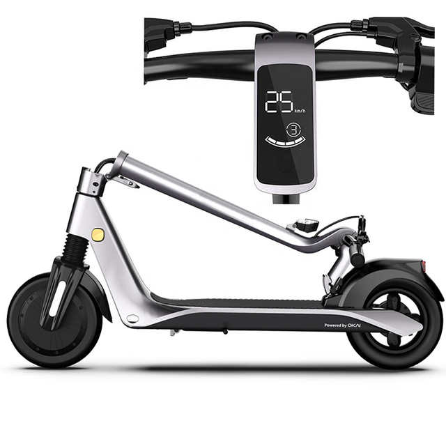300w Motor Scooter Light Weight Waterproof Folding Powerful Adult 2 Wheel Electric Scooter