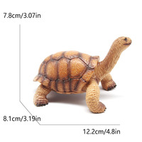 Figurines d'animaux en PVC transfrontalières : Kangourou, Éléphant, Lézard Rouge, Lion de Montagne – Jouets éducatifs pour la maternité