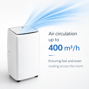 Aire Acondicionado Portátil de 10000 BTU con Refrigerante R290, Plástico, Eficiente Energéticamente, con WiFi, Fijo - Product Image 4