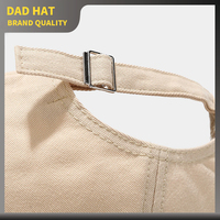 Gorra de Béisbol Personalizada OEM de Alta Calidad, 6 Paneles, 100% Algodón, con Logotipo Bordado, Estilo Casual para Hombre, Ajustable