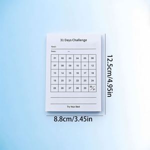 31-Day Self-Discipline Notebook Paper Office Planner for Habit Formation Goal Setting Self-Adhesive Feature for Back-to-School - Product Image 2