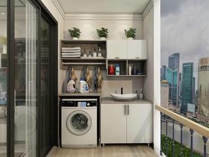 Gabinete de almacenamiento de aleación de aluminio de diseño moderno personalizado duradero impermeable ajustable para muebles para el hogar para sala de estar balcón - Product Image 5