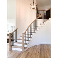 Système de balustrade verticale moderne en fer robuste à montage supérieur pour balcon de villa, hôtel, résistant à la rouille, installation facile