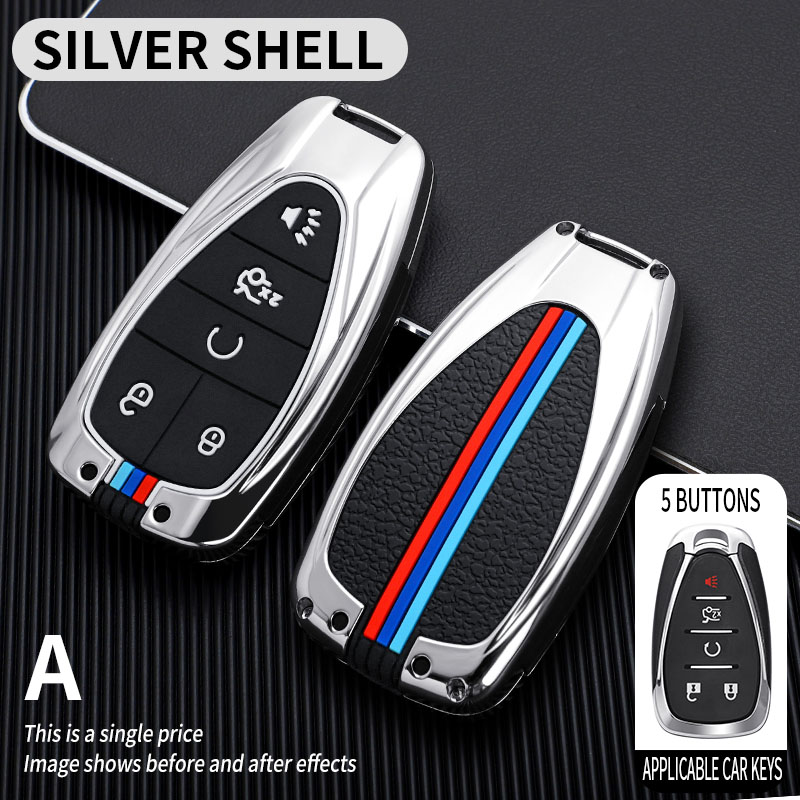 5 Button Gun Silver