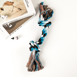 Juego de 10 Cuerdas de Algodón Trenzadas Multicolores y Duraderas para Perros, Juguetes de Cuerda para Jugar al Tira y Afloja - Product Image 4