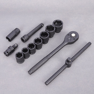 Hex <b>Socket</b> Set 1/2 In Chromium Vanadium Steel Pneumatic Repair Tool Kit For Mechanical Repair - Product Image 1