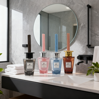 Diffuseur d'arômes de luxe, purificateur d'air, parfum d'intérieur naturel, diffuseur d'huiles essentielles sans flamme, décoration de style romain, cadeau, diffuseur à bâtonnets avec emballage