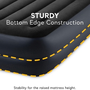 Matelas Gonflable en PVC avec Pompe Électrique Intégrée, Taille Double, Hauteur de Lit 16,5 Pouces, Capacité de Charge 300 LB - Product Image 4