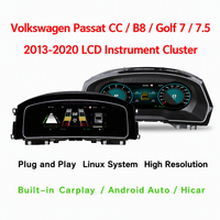 Tableau de bord LCD 10,25 pouces pour VW Volkswagen Passat/Golf7/7.5/MK7 2013-2020, groupe d'instruments LCD, système Linux, Carplay