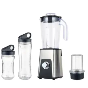 300W Rvs Persoonlijke Blender Voor Shakes En Smoothies, Draagbare Mixer Met Molen, tritan Bpa-vrij Reizen Beker En Deksel