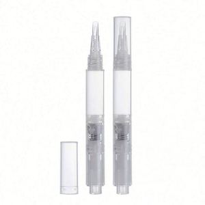 Empty Eye Cream Container Screw Cap Aluminum/Plastic Cosmetic Tube with Sponge Applicator - Product Image 3