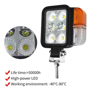 CE IP67รถแทรกเตอร์ stanga Si dreapta Cu LED 10-80V temperatura culoare 6000K pozitii 3W LED semalizare 18W สากล - Product Image 3