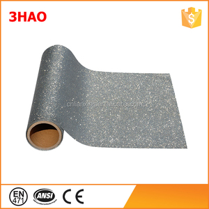 PVC/TPU brillo metálico película rodando en la superficie del material por una plantilla especial - Product Image 4