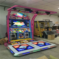 Machine de jeu vidéo d'arcade à monnayeur de haute qualité, jeu de danse de rue musicale, Pump It Up, 2 joueurs, machine de danse hip-hop à vendre