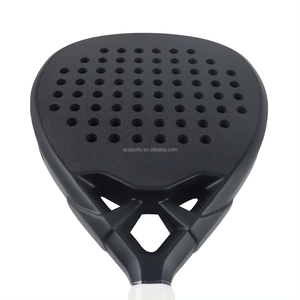 Hochwertige kunden spezifische profession elle Carbon 3 K12K18K Paddel form Strand tennis schläger 12K Diamond Padel Raket Tragbares Fasernetz - Product Image 5