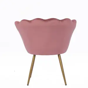 JIEMAX lüks yemek odası mobilyası eğlence Modern İskandinav oturma odası çiçek şekli eğlence salonu sandalye