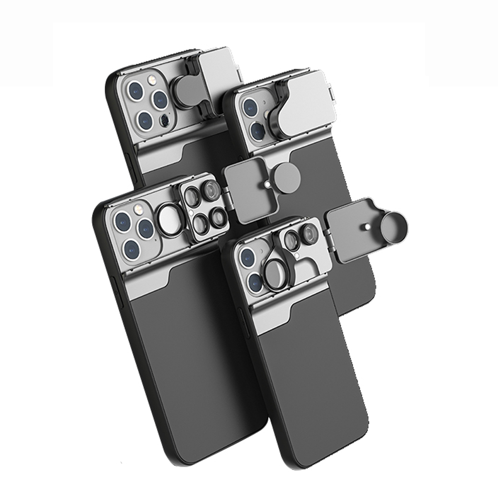 Kit obiettivo fotocamera cellulare clip universale 3 in 1