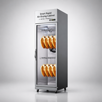 Armoire de séchage à air en acier inoxydable à contrôle numérique, sans givre, pour canard rôti et volailles croustillantes, usage commercial