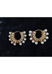 Pendientes de Perlas con Baño de Oro de Primera Calidad para Mujer, Joyería de Moda, Diseño Ligero para Uso Diario y Bodas - Product Image 5