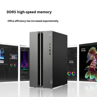 Nouvel ordinateur de bureau de jeu haute performance GeekPro de conception nouvelle génération avec processeur Intel Core i5-14400F de 14e génération, SSD, carte graphique dédiée, personnalisé exclusivement