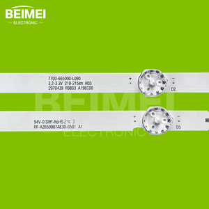 Tiras de Retroiluminación LED con Cuerpo de Aluminio RF-AZ650007BE30-0601 A1 RF-AZ650007AE30-0501 A1 para <span class=keywords><strong>PHILIPS</strong></span> 65PUF6192 T3 65PUF6112 - Product Image 6