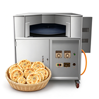 Kommerzieller Rotierender Flachbrot-Backofen Elektrischer Gas-Tandoor für Libanesisches Chapati Arabisches Roti Pita-Brot